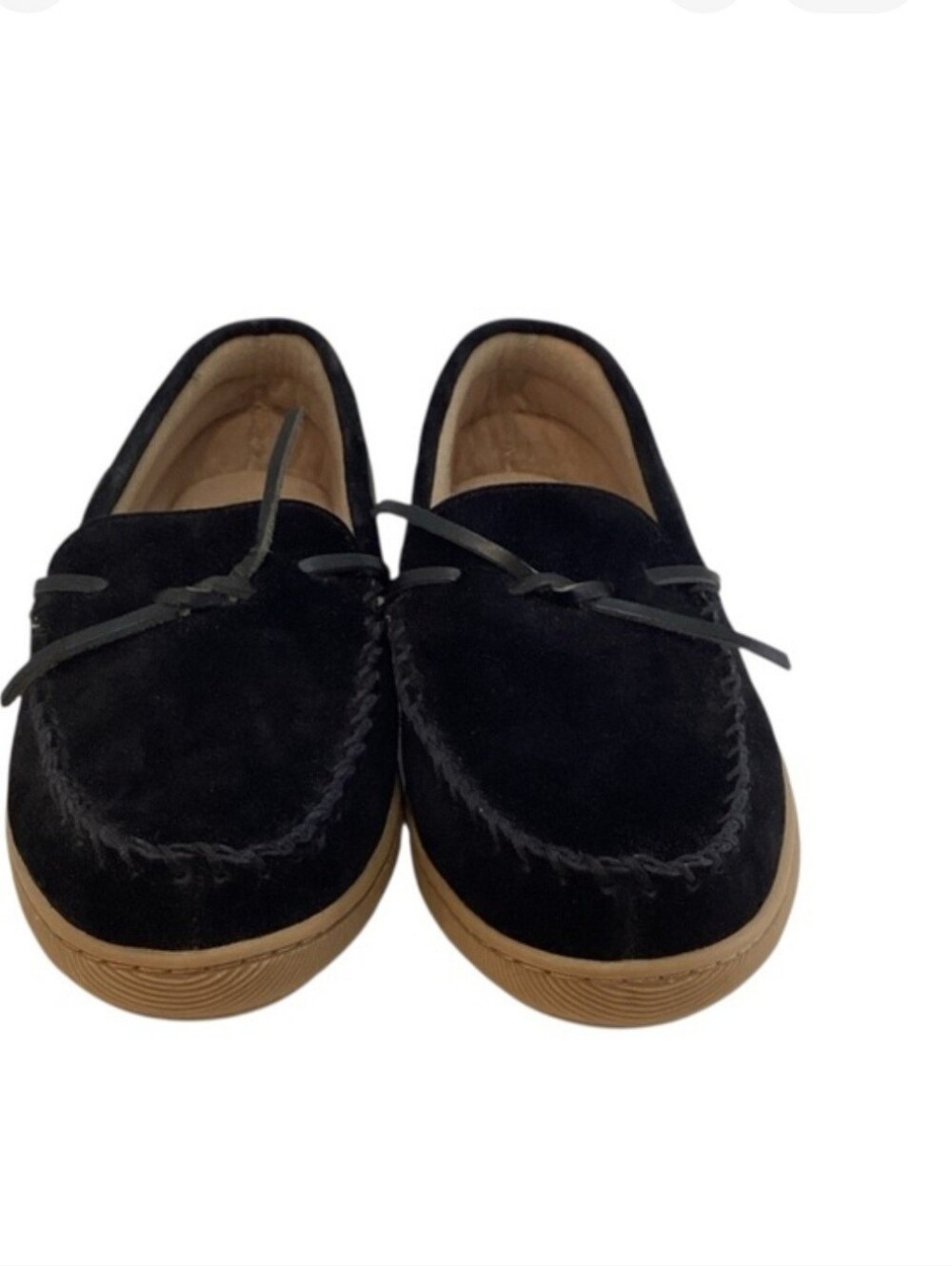 🍄 Hush Puppies Black Loafers, Size 9